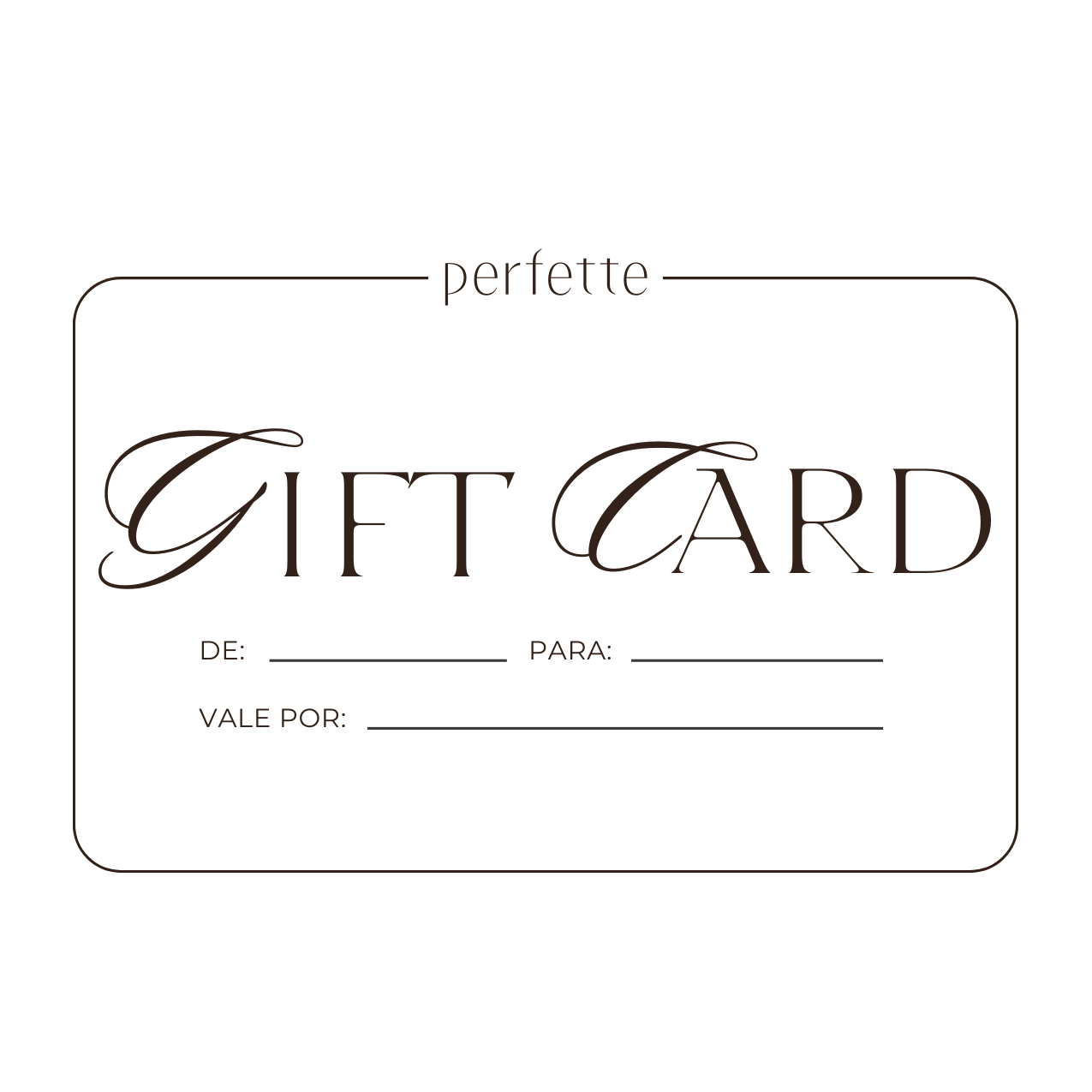Tarjeta de regalo